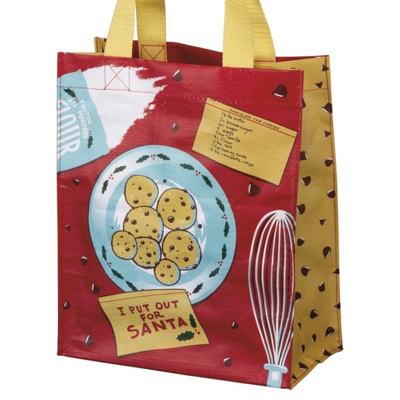 NEW Primitives By Kathy For Santa Tote - Picture 1 of 2